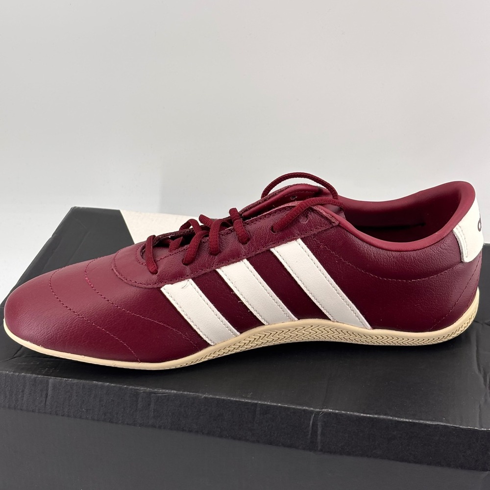 Adidas Grand Court Lo Women 9.5 Burgundy JQ7242 Low Top Sneakers New In Box - Picture 5 of 8